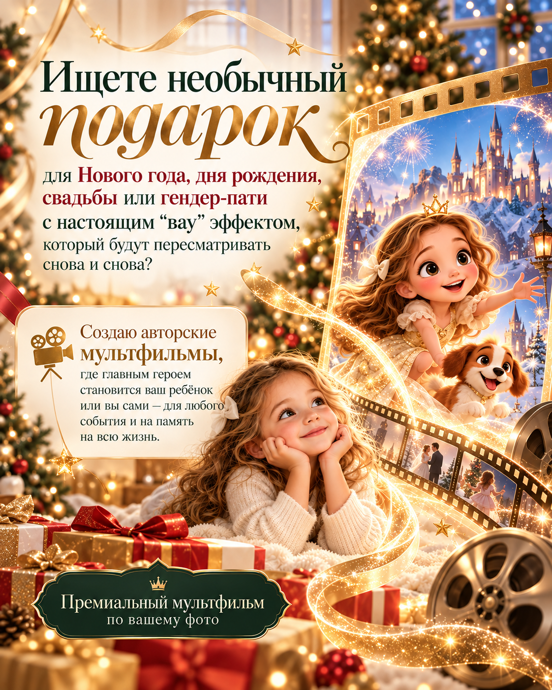 Персональные мультфильмы по фото на заказ в Москве | Свадьба, дети, гендер-пати