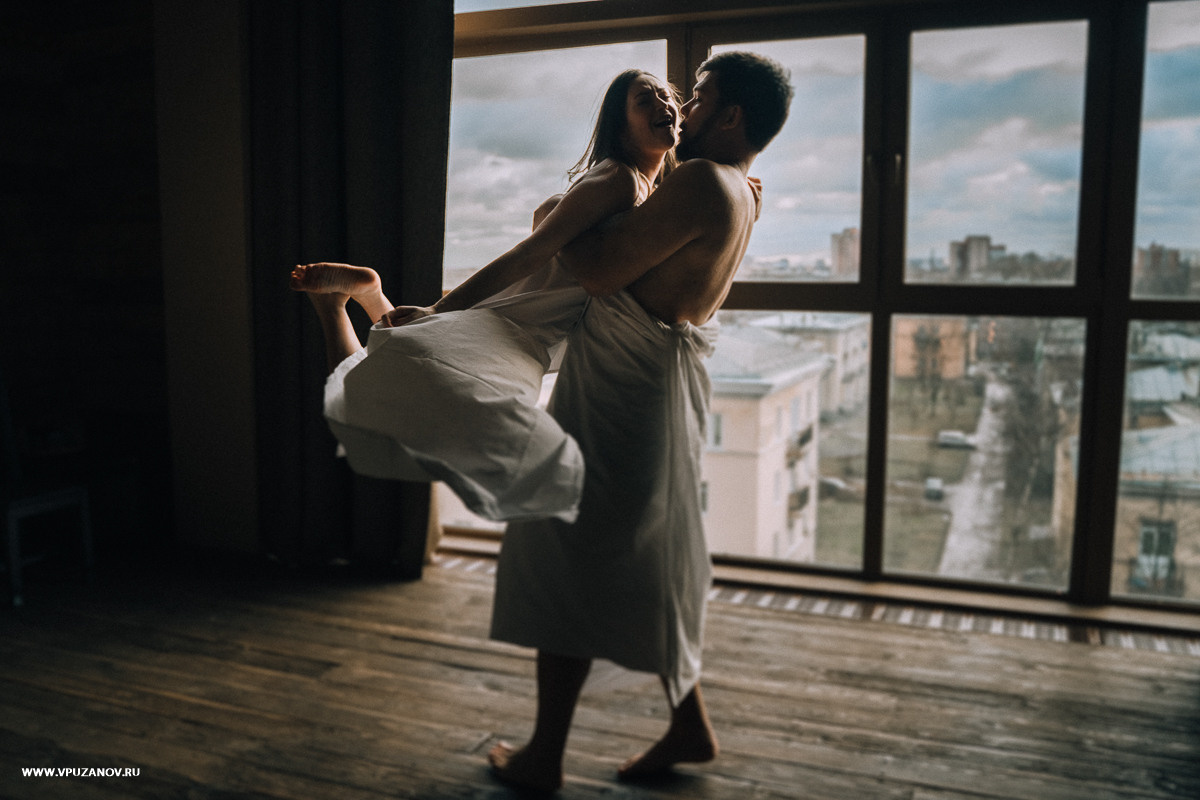 Лавстори в камерной фотостудии, только Вы и ваша любовь