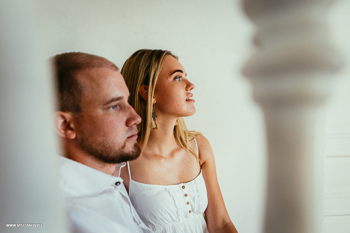 Фотосъемка Лавстори в центре Санкт-Петербурга и на балконе фотостудии