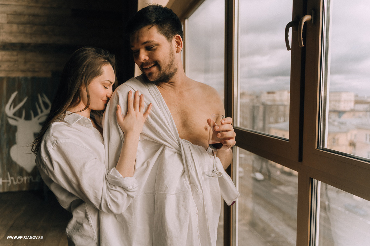 Лавстори в камерной фотостудии, только Вы и ваша любовь