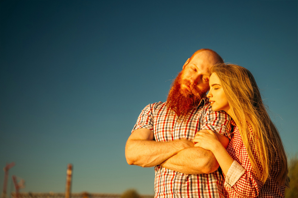 Лавстори перед свадьбой на краю Финского залива