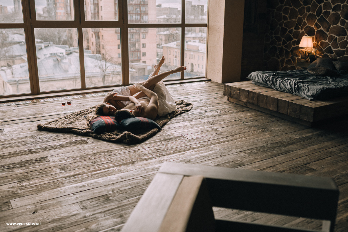 Лавстори в камерной фотостудии, только Вы и ваша любовь