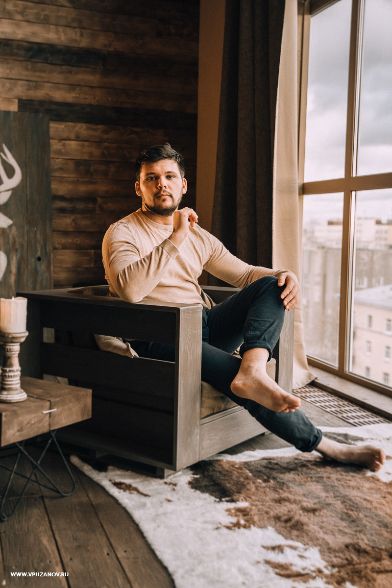 Лавстори в камерной фотостудии, только Вы и ваша любовь