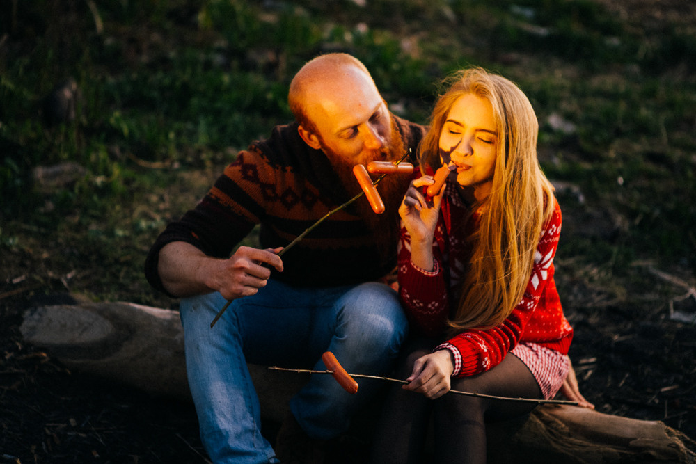 Лавстори перед свадьбой на краю Финского залива