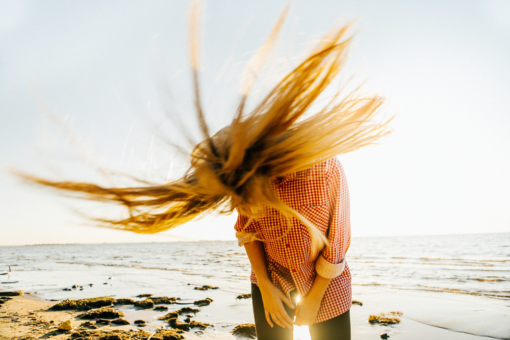 Лавстори перед свадьбой на краю Финского залива