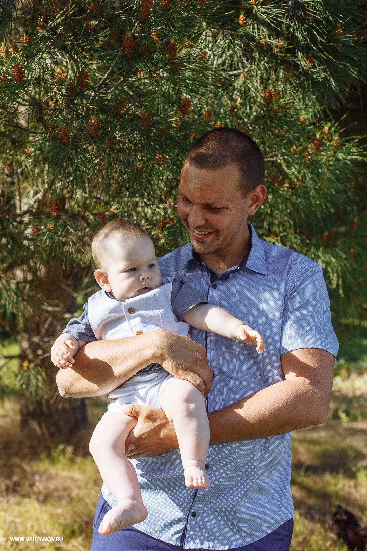 Чудесная семейная лавстори с малышом и его прекрасными родителями