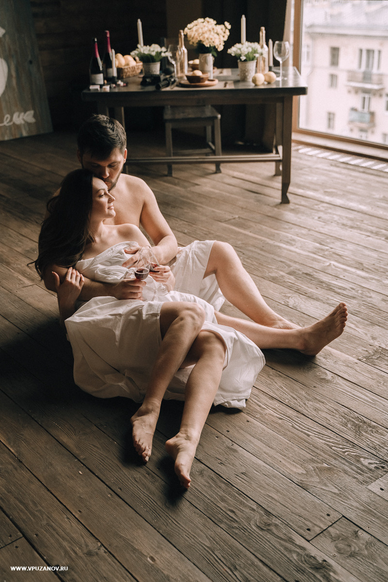 Лавстори в камерной фотостудии, только Вы и ваша любовь