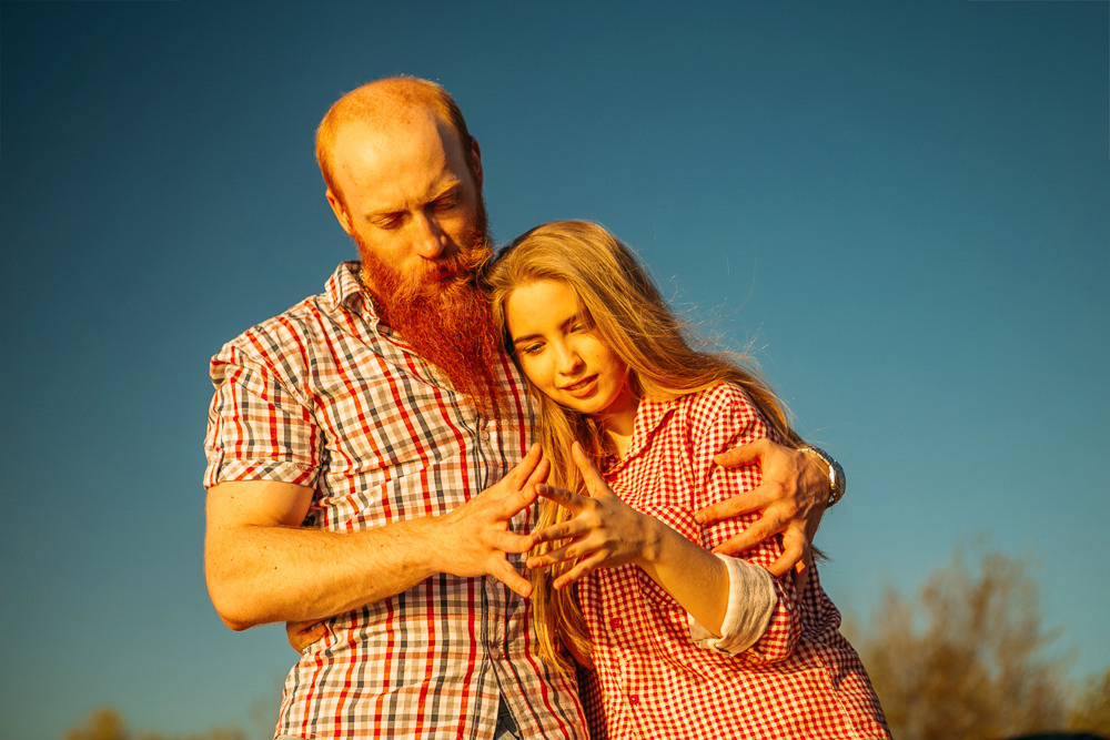 Лавстори перед свадьбой на краю Финского залива