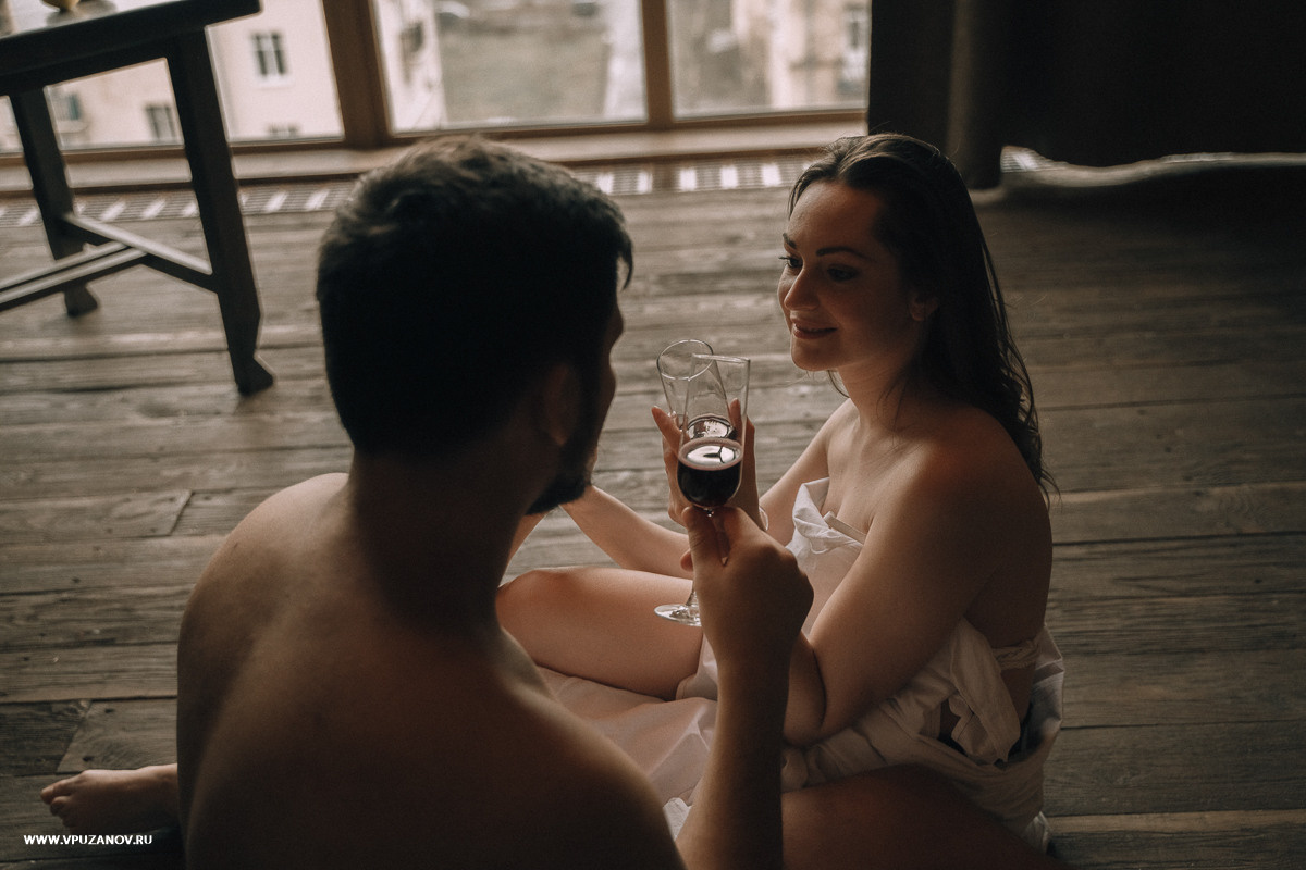 Лавстори в камерной фотостудии, только Вы и ваша любовь