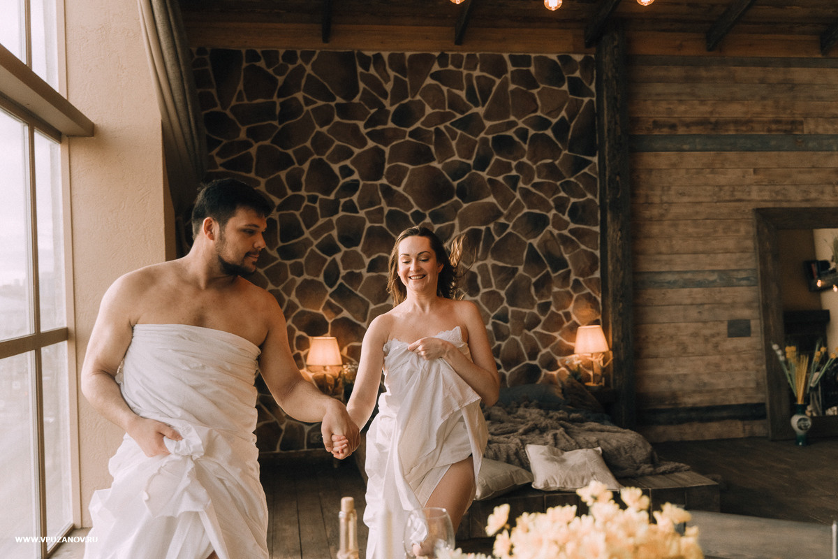 Лавстори в камерной фотостудии, только Вы и ваша любовь