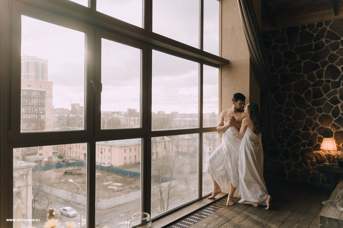 Лавстори в камерной фотостудии, только Вы и ваша любовь