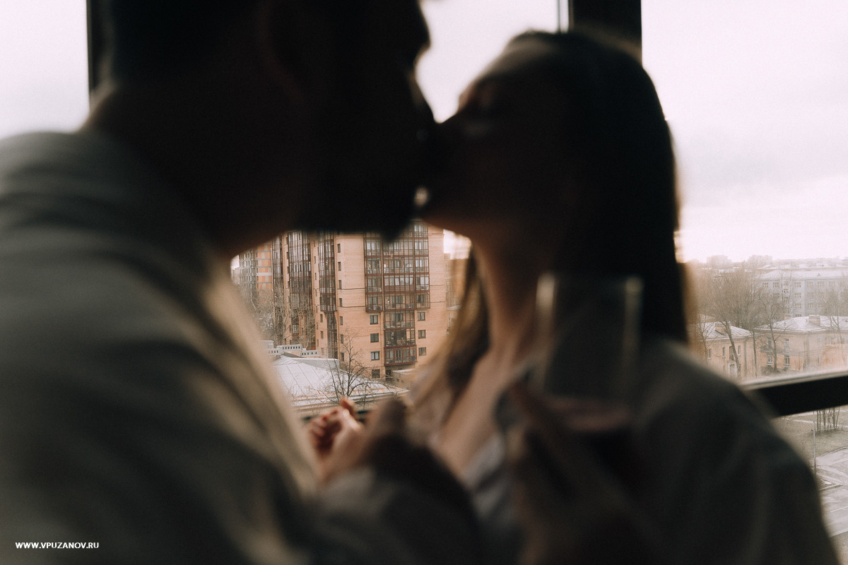 Лавстори в камерной фотостудии, только Вы и ваша любовь