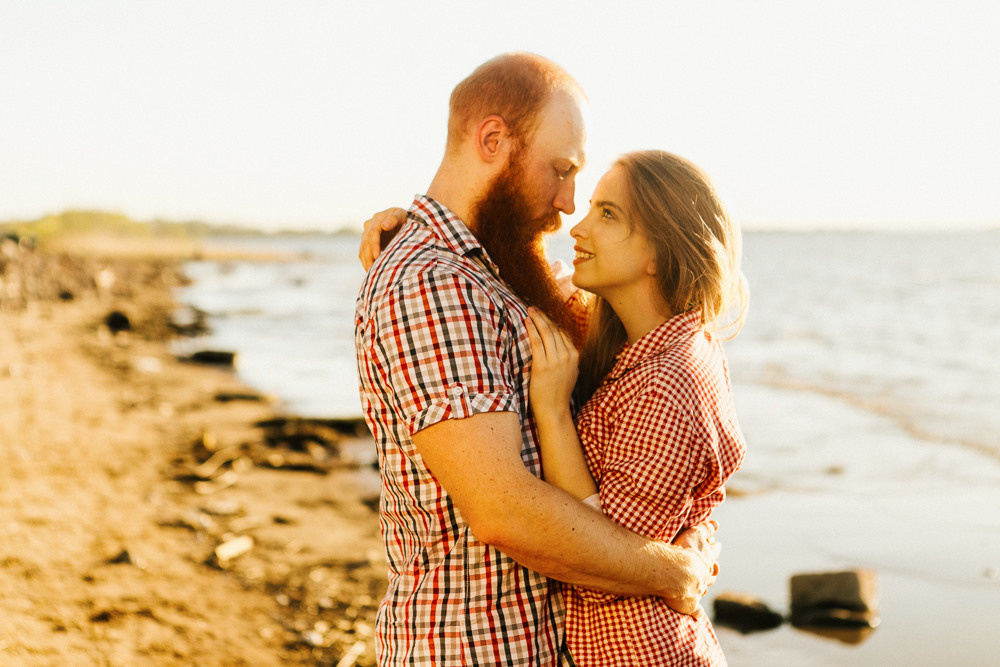 Лавстори перед свадьбой на краю Финского залива