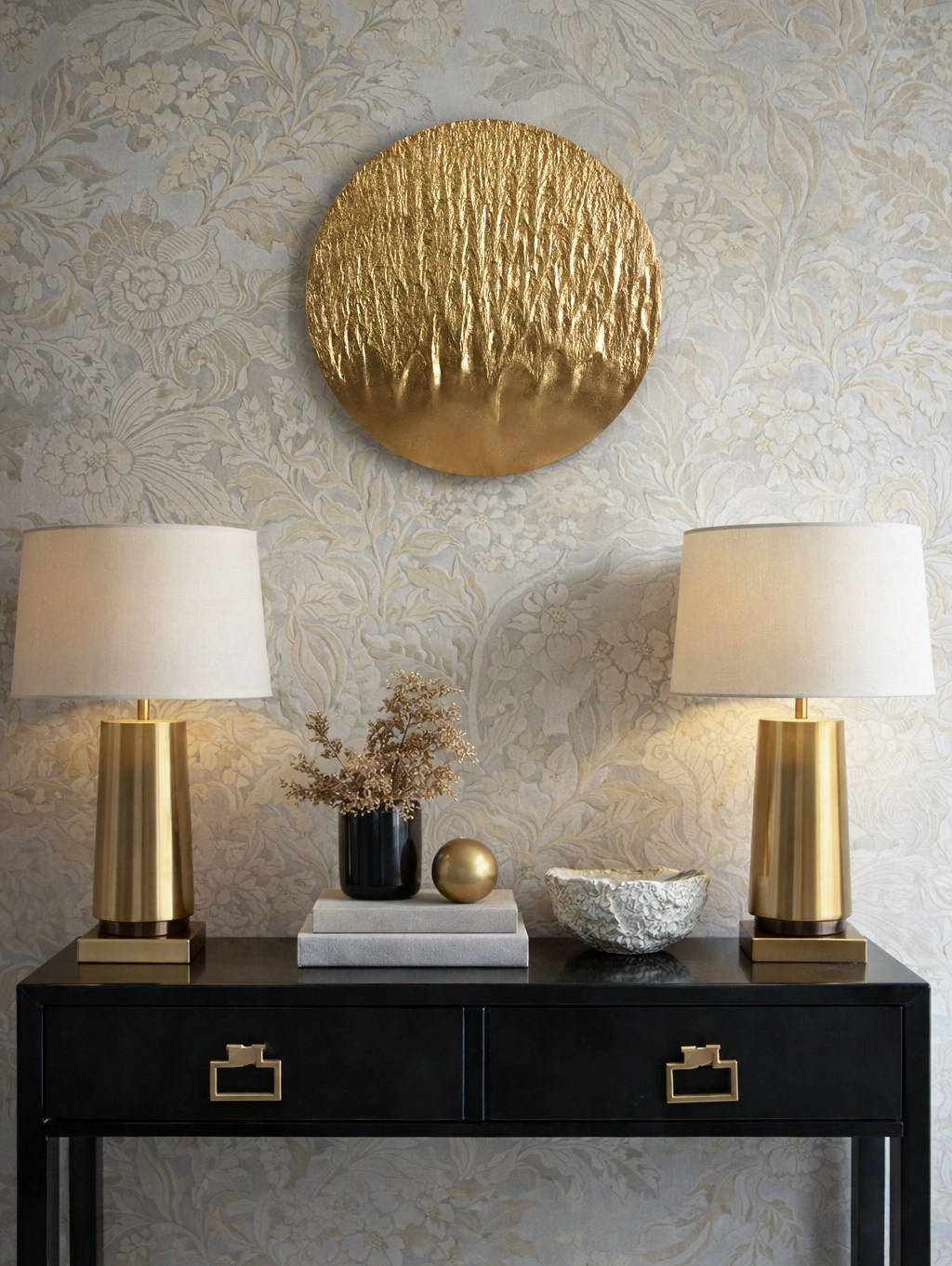 Золотое панно. Modern painting with worldwide delivery