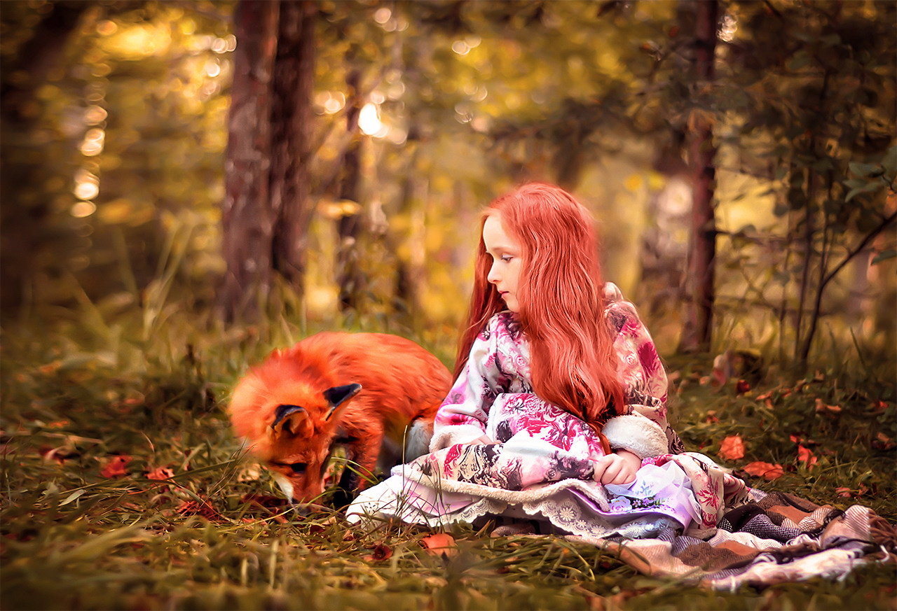 Фотопроект с лисёнком. Наталья Градова. Семейный и детский фотограф в Нижнем Новгороде
