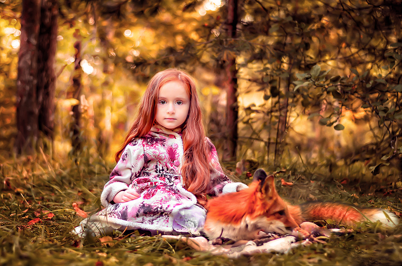 Фотопроект с лисёнком. Наталья Градова. Семейный и детский фотограф в Нижнем Новгороде