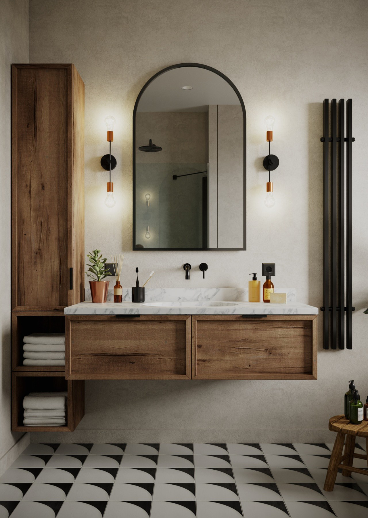 Запах соснового леса. MIRRO STUDIO Дизайн интерьера и реализация под ключ Варшава