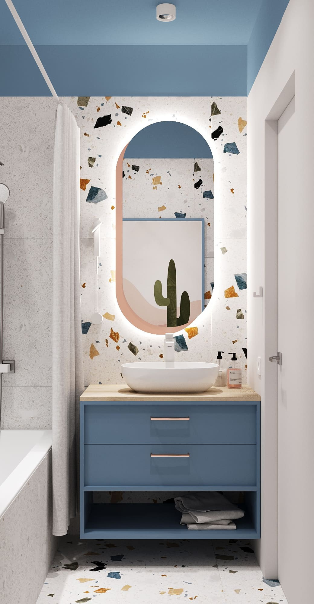 Голубое небо. MIRRO STUDIO Дизайн интерьера и реализация под ключ Варшава