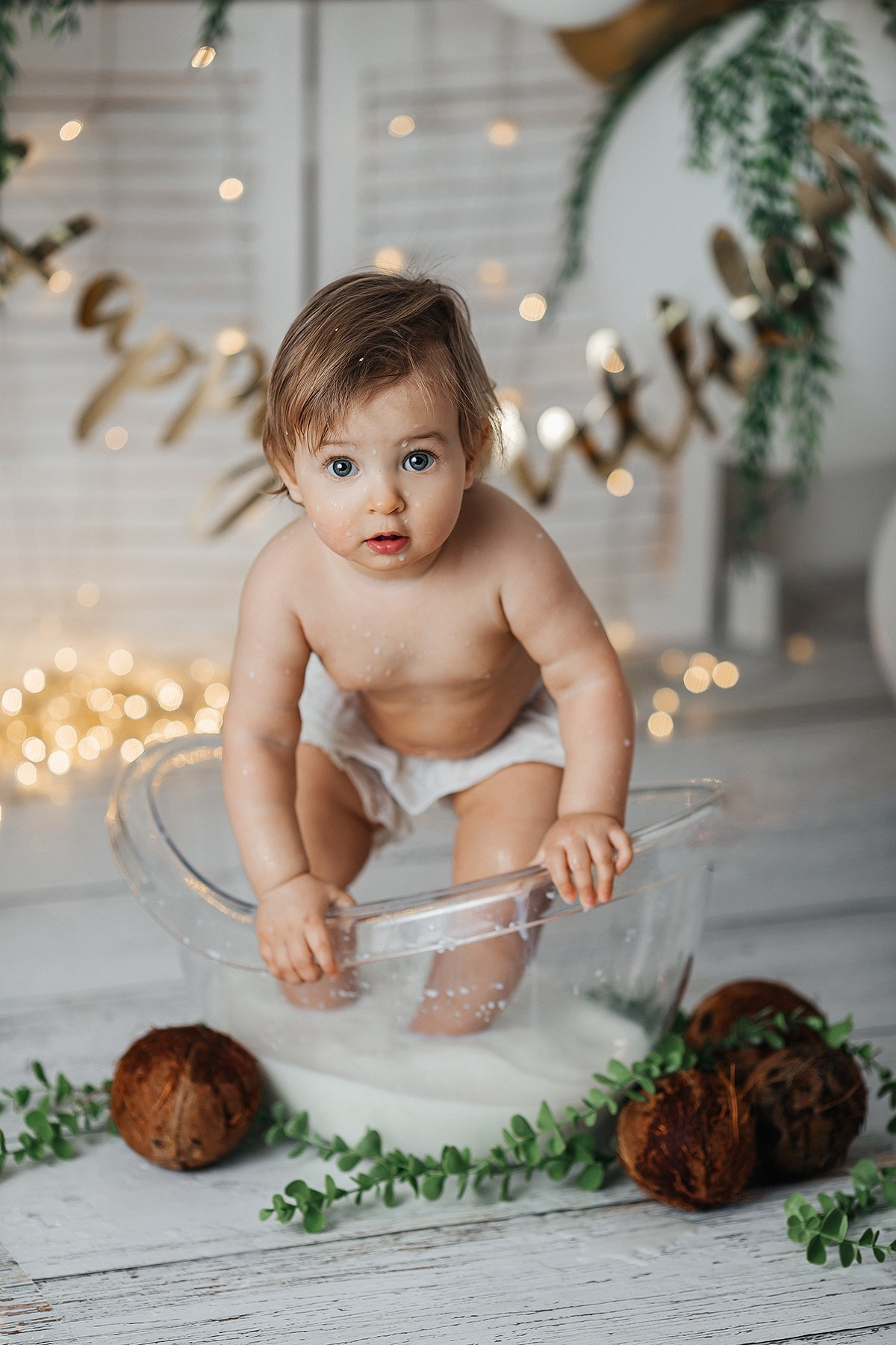 Молочная ванна. Фотограф новорождённых Екатерина Боброва. Ульяновск