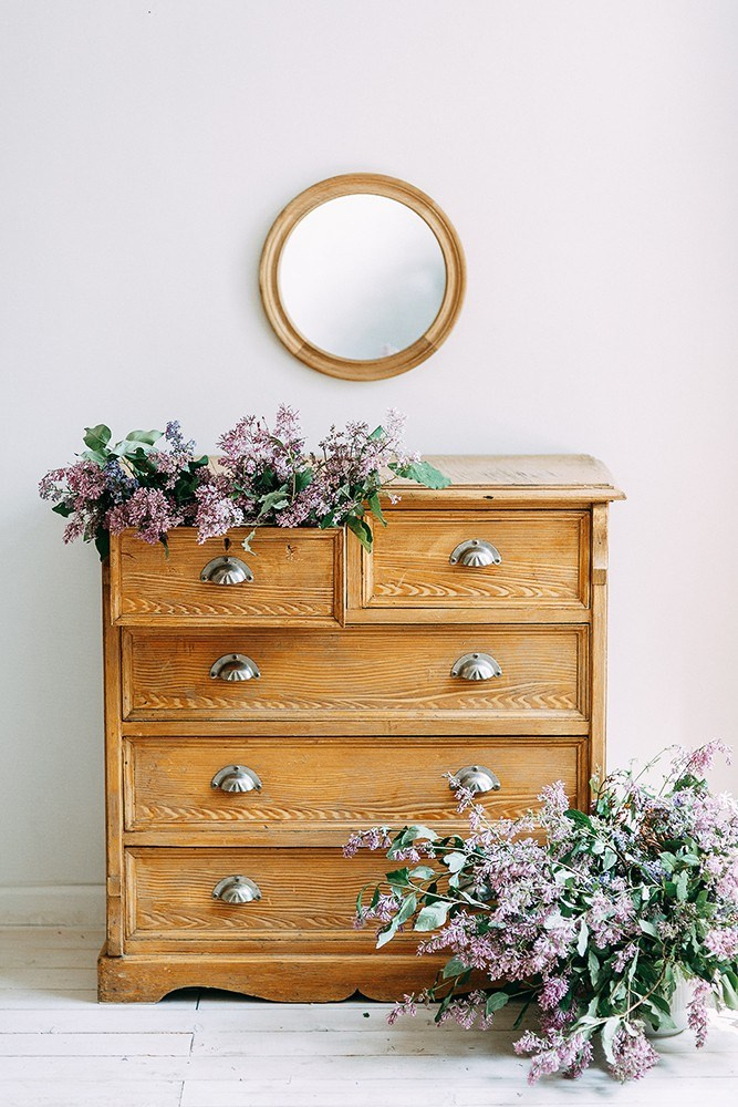 Утро невесты в сирени