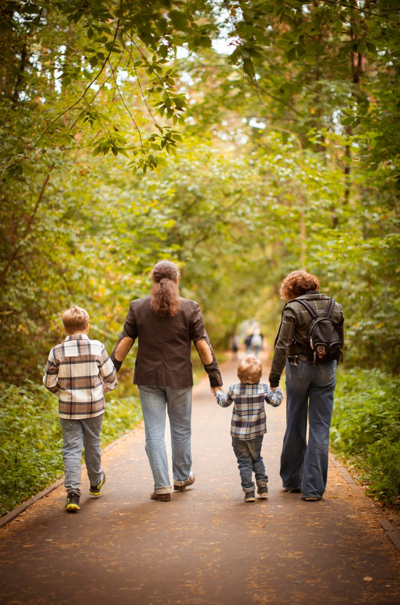 Лия, Макс и дети. Фотограф Наталья Штукина