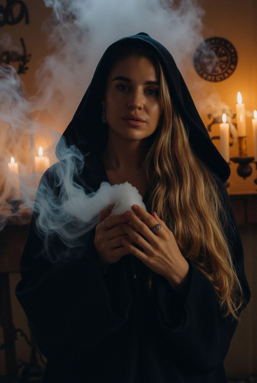 AI-фотосессия в образе ведьмы. Фотосессии с помощью нейросетей от профессиональных фотографов и стилистов | Проект «AI-Photographer»