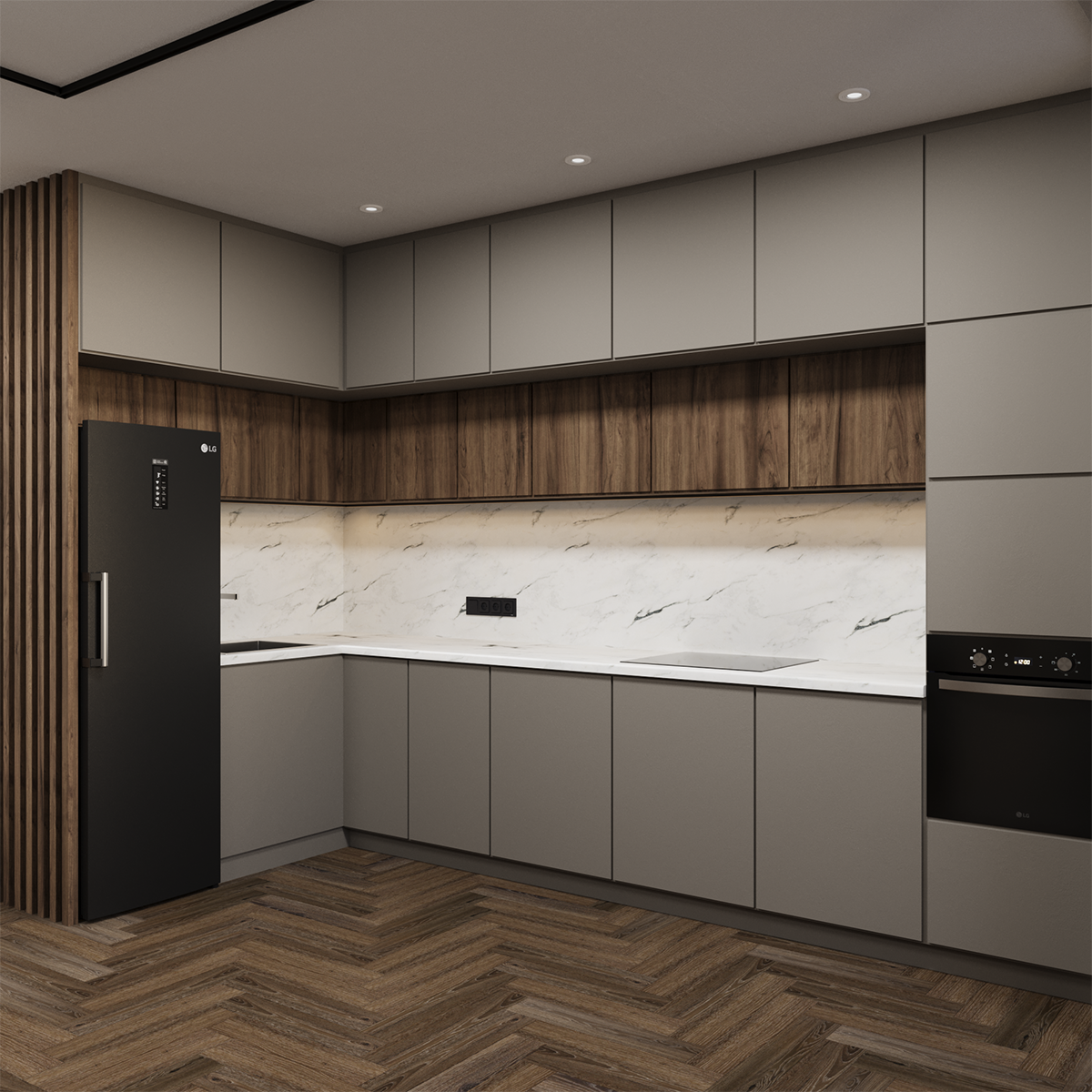 Интерьер для сдачи в аренду: прочные материалы, нейтральная палитра и продуманная функциональность. Мастерская Добрых Интерьеров Александра и Аллы Добряк