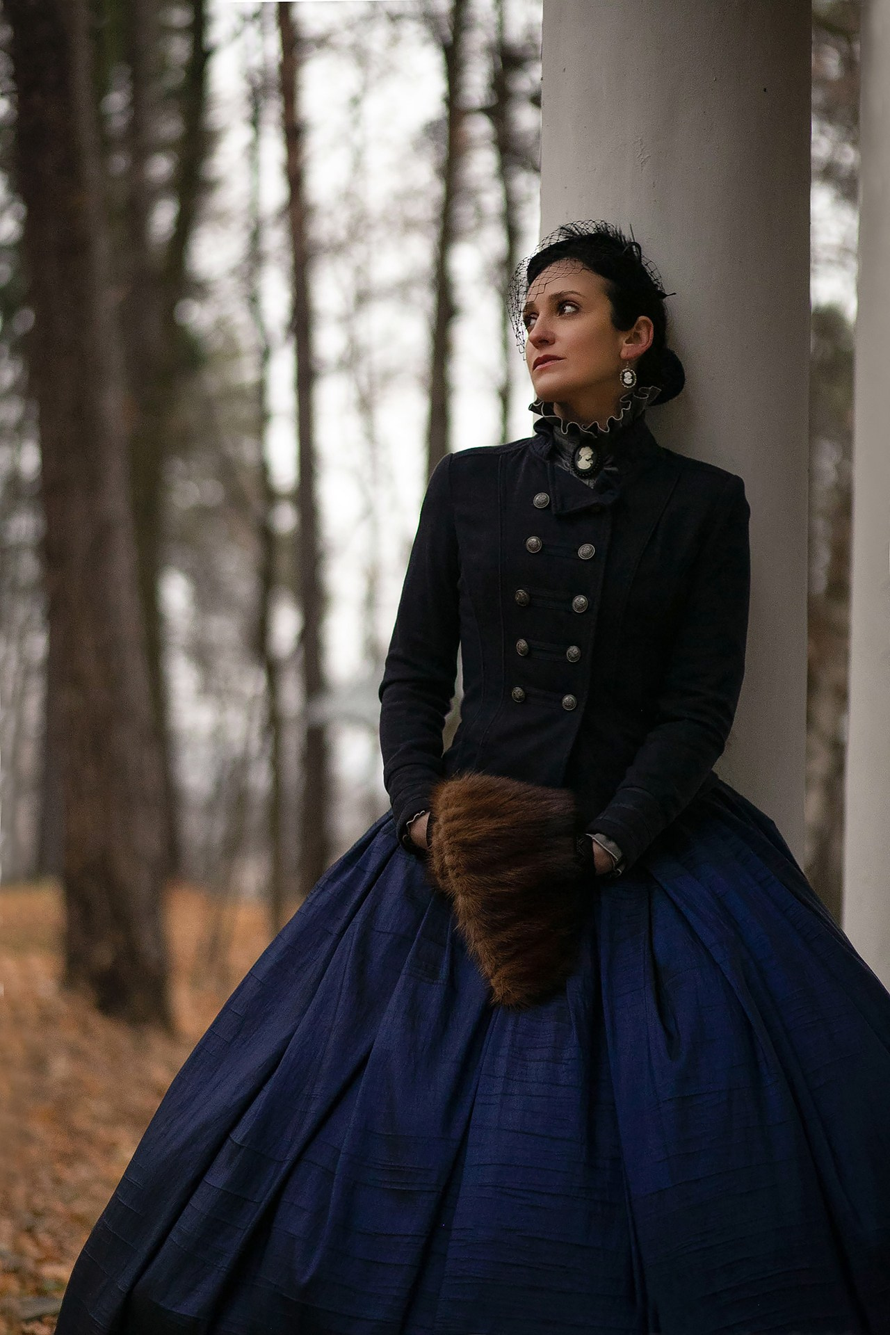 Мария. Прогулка. Художественная винтажная фотография