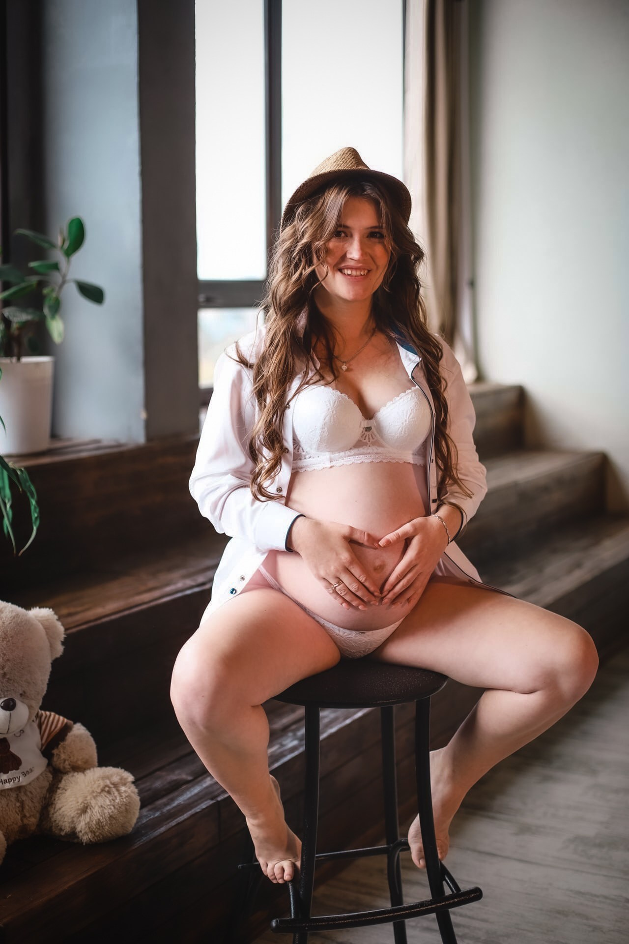 В ожидании чуда… Анастасия. Фотограф беременности и семейных историй Эльвира Акарибе в городе Краснодар!