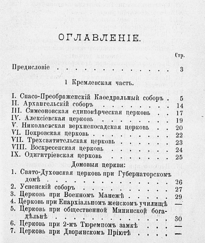 Краткое описание Нижегородских церквей, монастырей и часовень