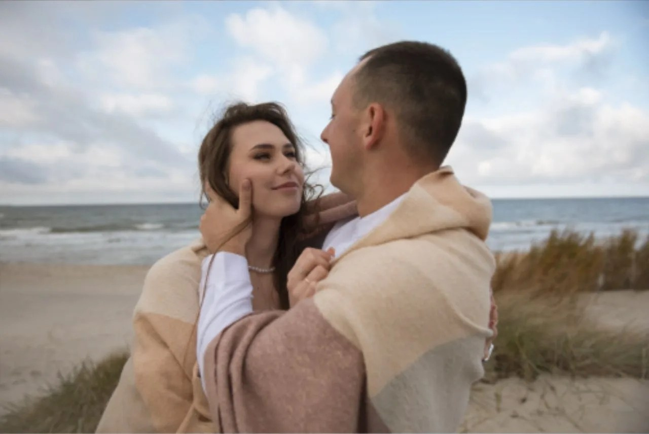 Лавстори на берегу моря. Фотограф Зеленоградск