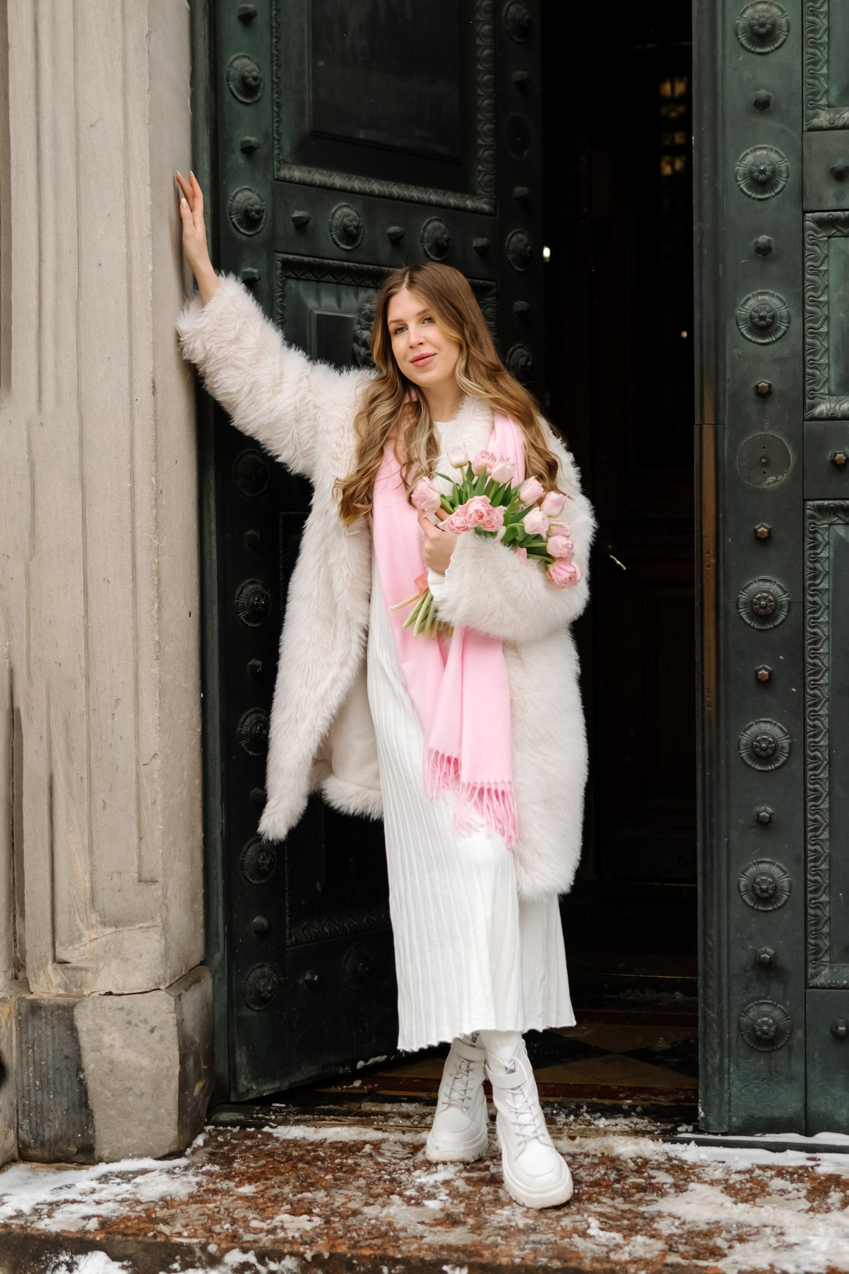 Юля с тюльпанами. Свадебный и сеейный фотограф в Санкт-Петербурге Елена Худякова