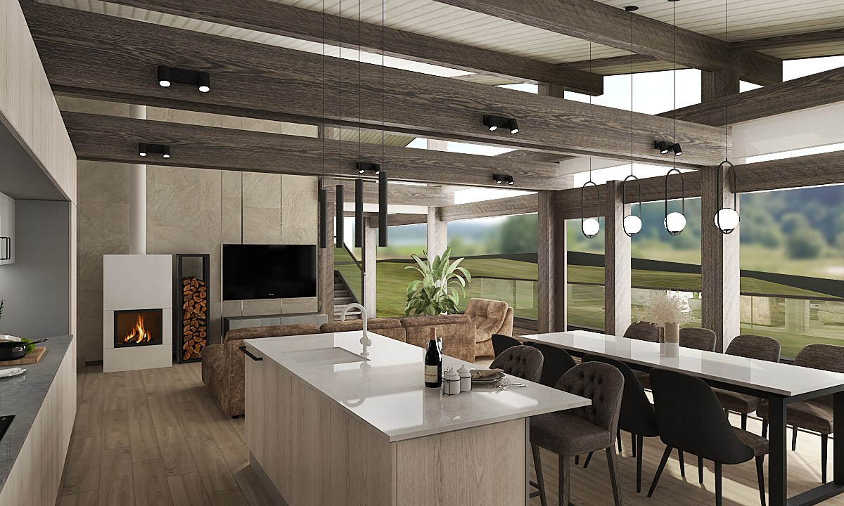 Дом в п. Вуорио. Дизайнер в Санкт-Петербурге Дмитрий Цыбулько