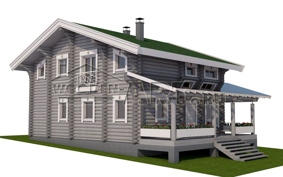 «Романовка» 223 кв. м. Проекты деревянных домов