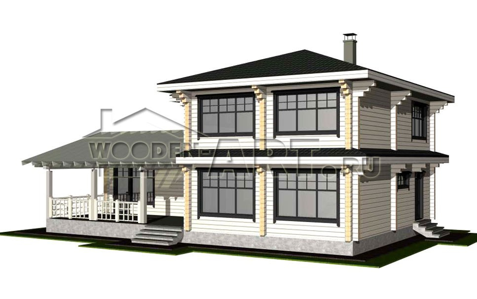 «Вязьма» 236 кв. м. Проекты деревянных домов