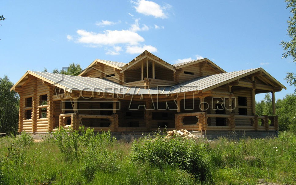 «Съяново» 341 кв. м. Проекты деревянных домов