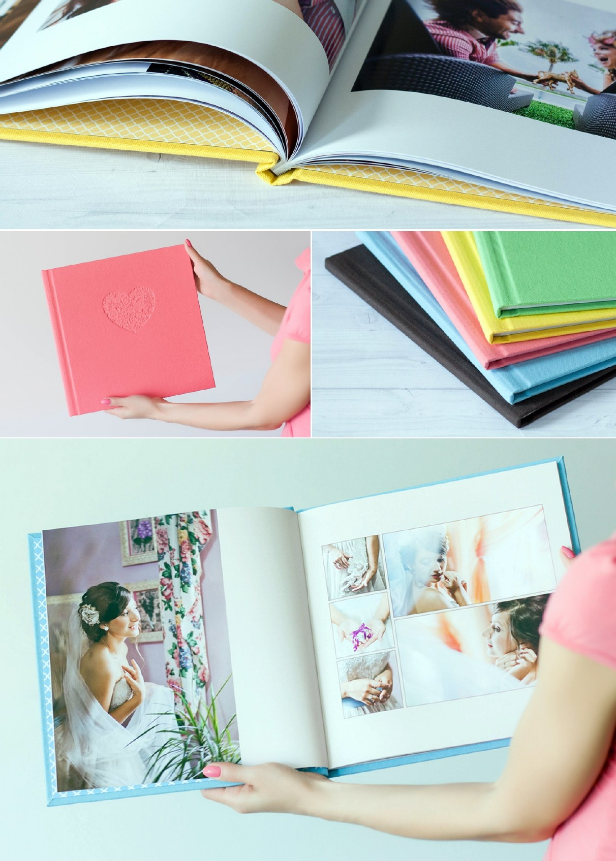 Полиграфические альбомы с тиснением. Семейный и свадебный фотограф Семенова Инна