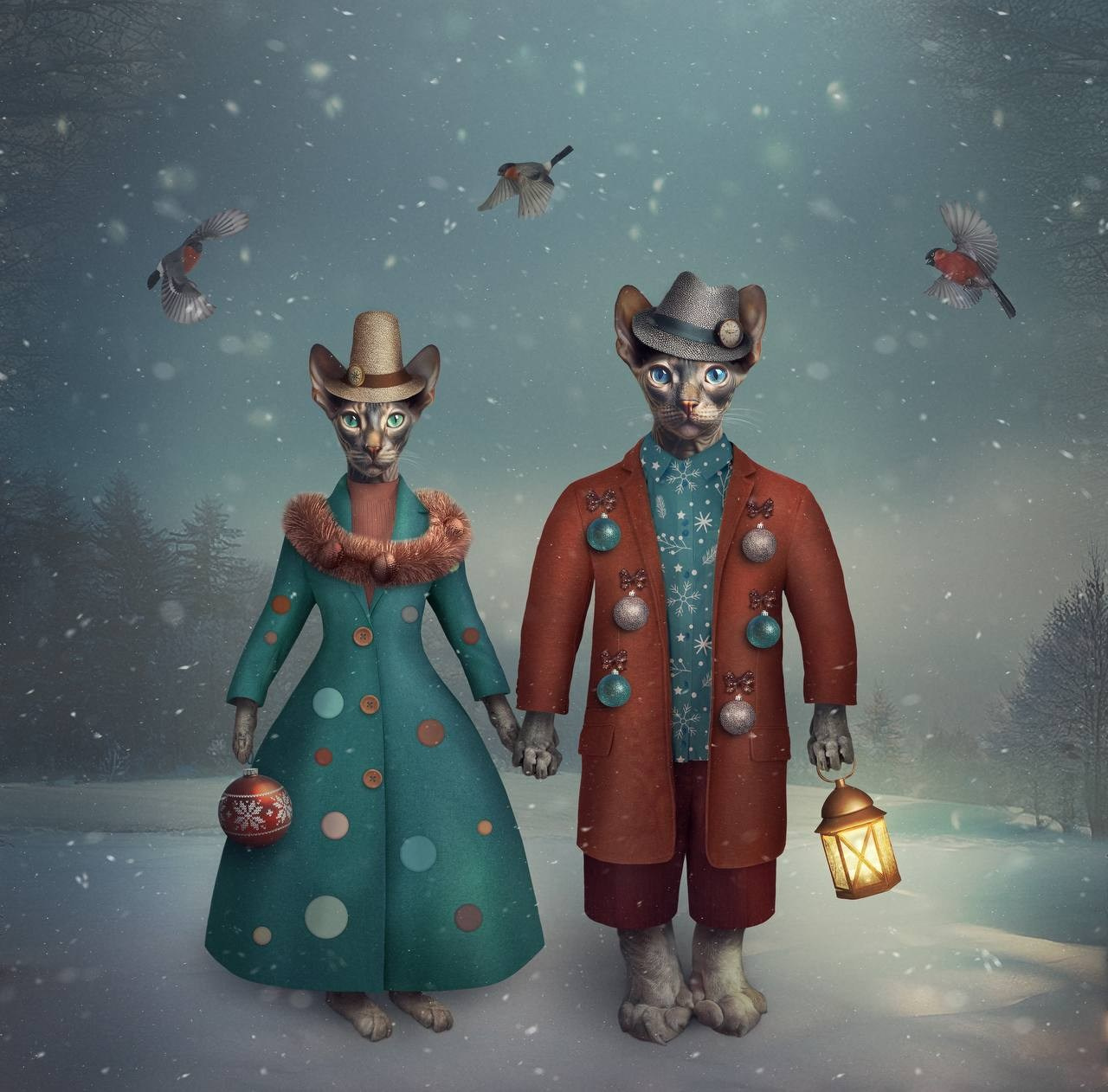 Работы учеников Школы Фотоарта и ретуши Валентины Поповой