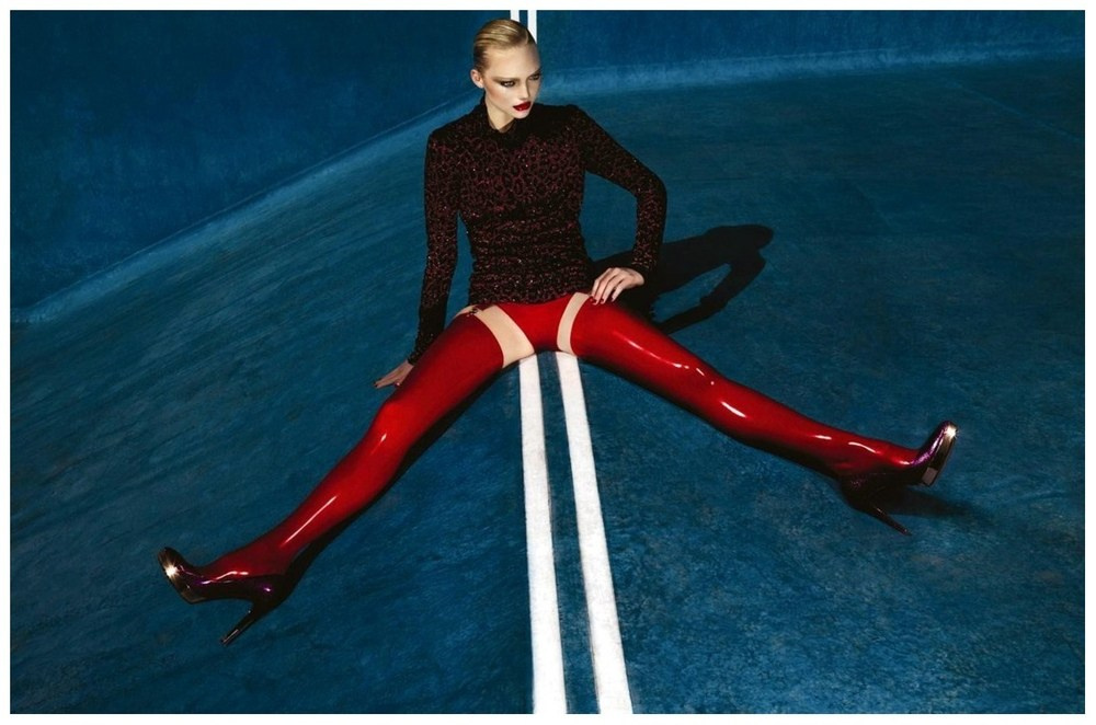 fashion-съёмка с выразительным и смелым образом модели