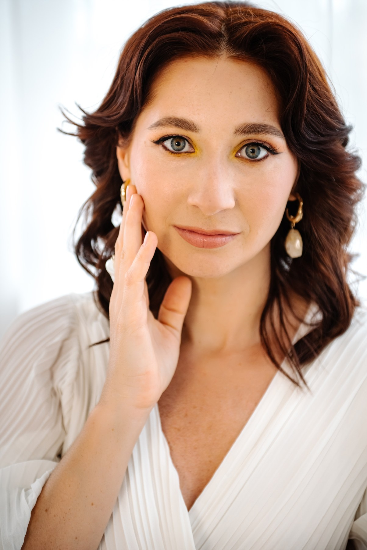 Виктория с мимозой. Свадебный и семейный фотограф в Санкт-Петербурге Елена Худякова