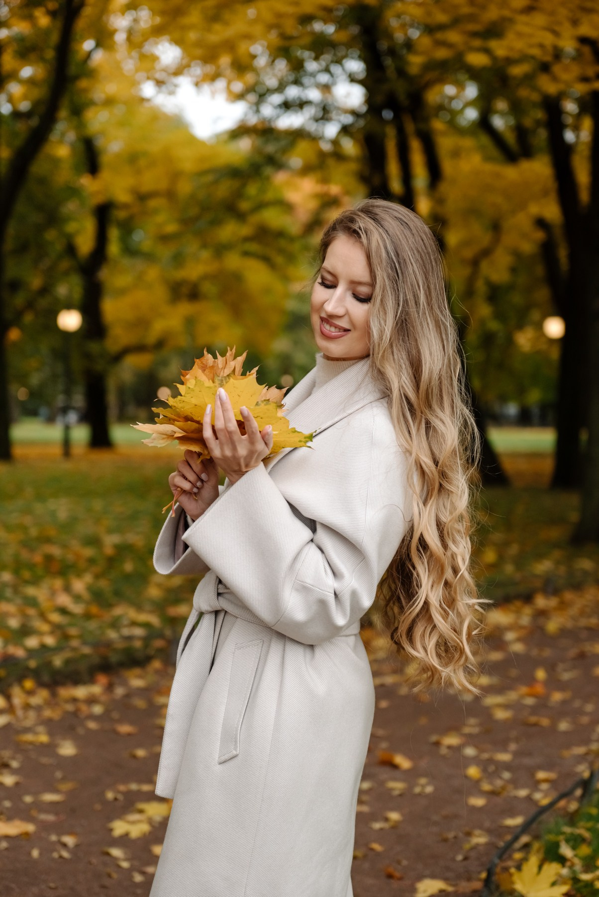 Осенняя фотосессия в Питере в Михайловском саду. Свадебный и сеейный фотограф в Санкт-Петербурге Елена Худякова