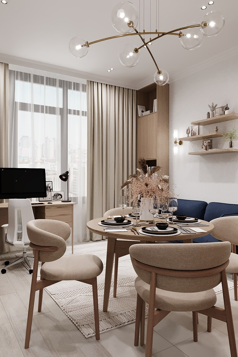 Москва, ЖК Nagatino i-Land. Modern Muf студия дизайна интерьера