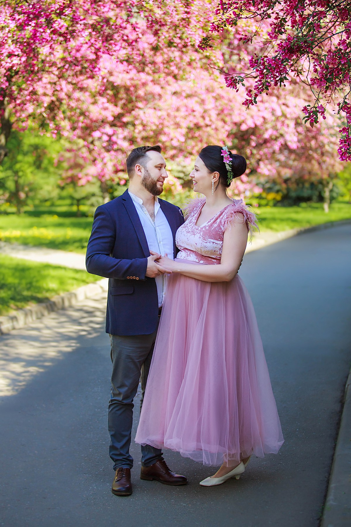Весеннее цветение в парках. Семейный и детский фотограф в Москве Мария Быкова
