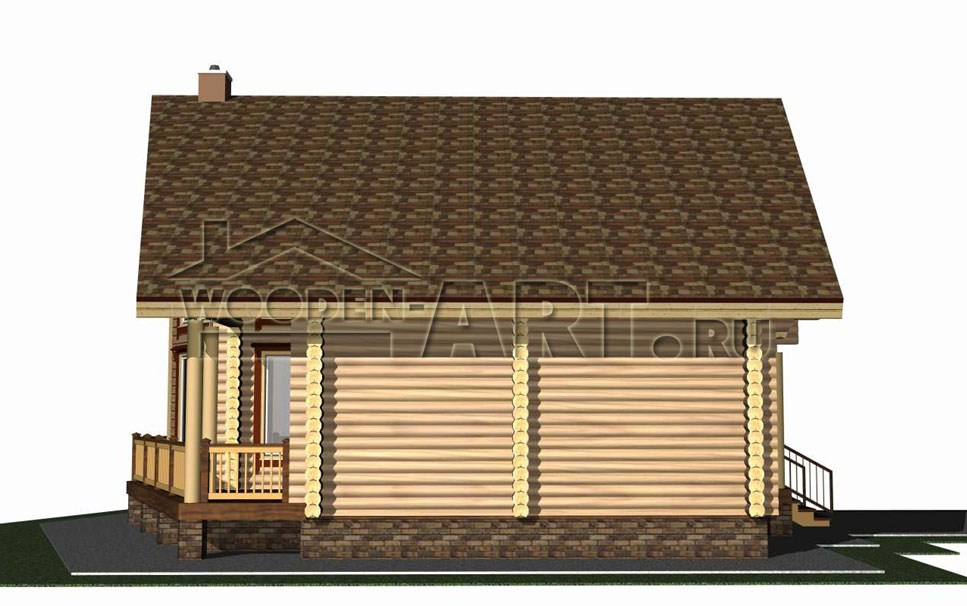 «Парус» 255 кв. м. Проекты деревянных домов