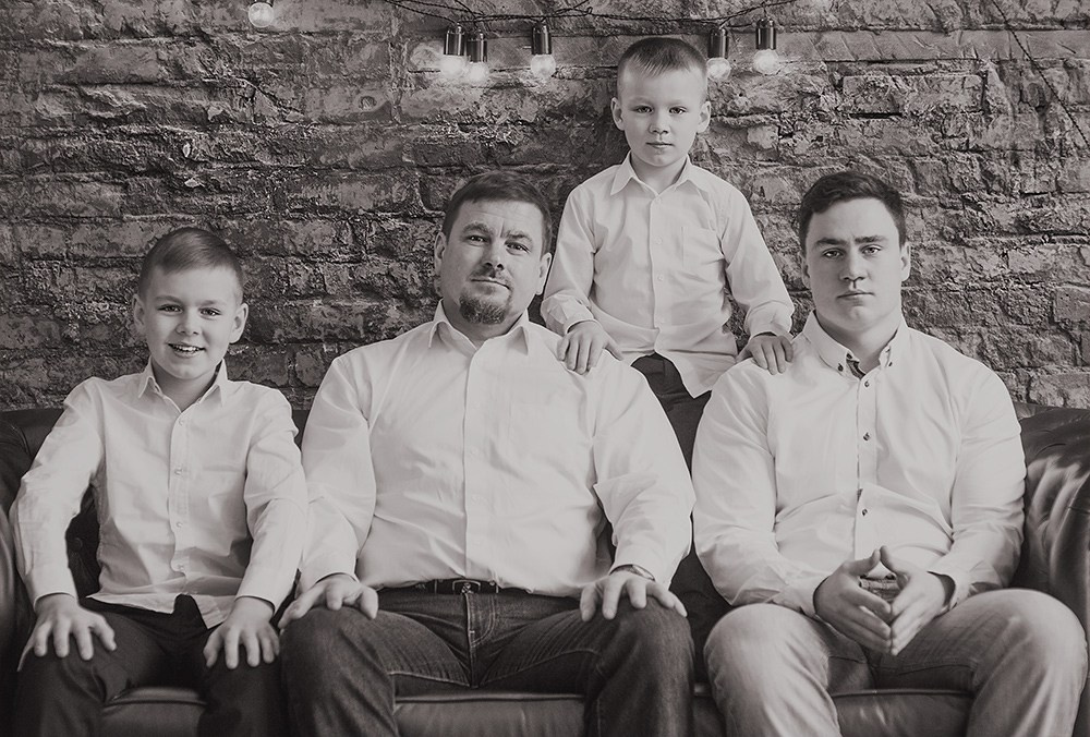 Ч/Б. Семейный и детский фотограф в Москве Ксения Алпатова