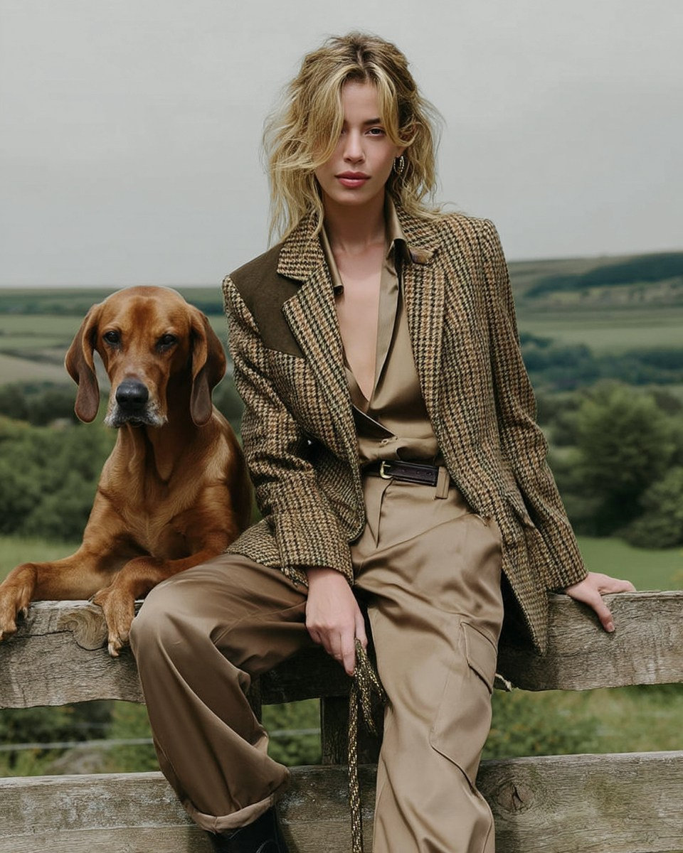 Творческий проект по внедрению реального товара для бренда Holland Cooper. Ekaterina Kiral — Visual Branding & AI Creation