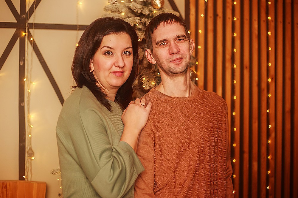 Семейная новогодняя фотосессия в студии. Детский и семейный фотограф, фотограф мероприятий Нижний Новгород