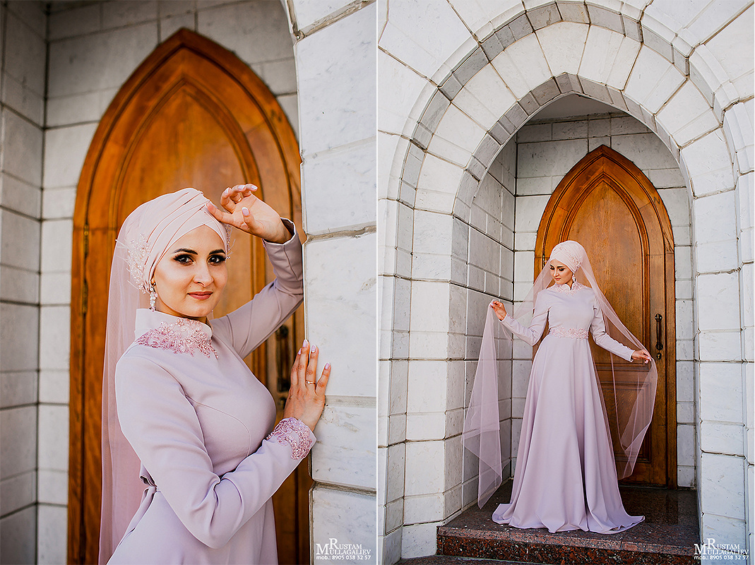 никах в Кул-Шариф, мечети Казани, никах в Казани, фотосессия в мечети, образ невесты на никах. платье на никах