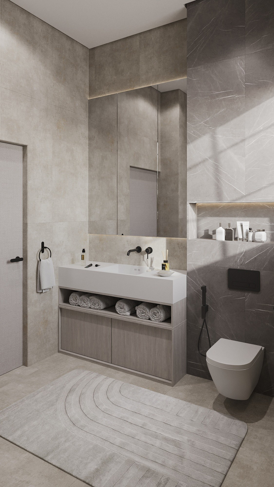 Второй этаж 2-х этажного дома. Интерьерный 3Д Визуализатор Маргарита Оберемко