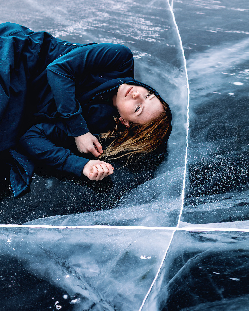 Саша. Лёд. Анастасия Турсунова арт-фотограф в Москве